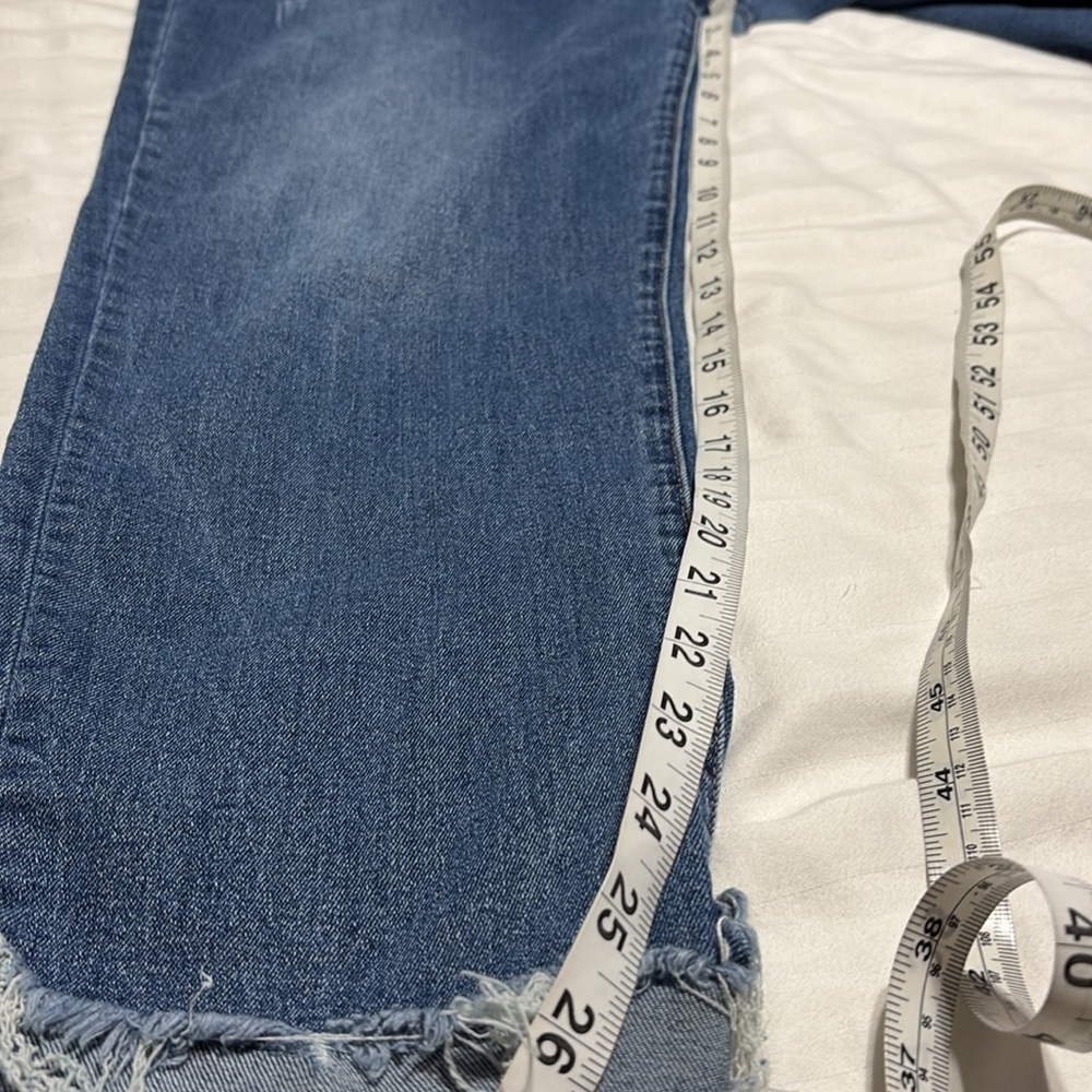 Nicole Miller Soho High Rise Ankle Skinny Distressed Jeans(154) - Picture 6 of 7